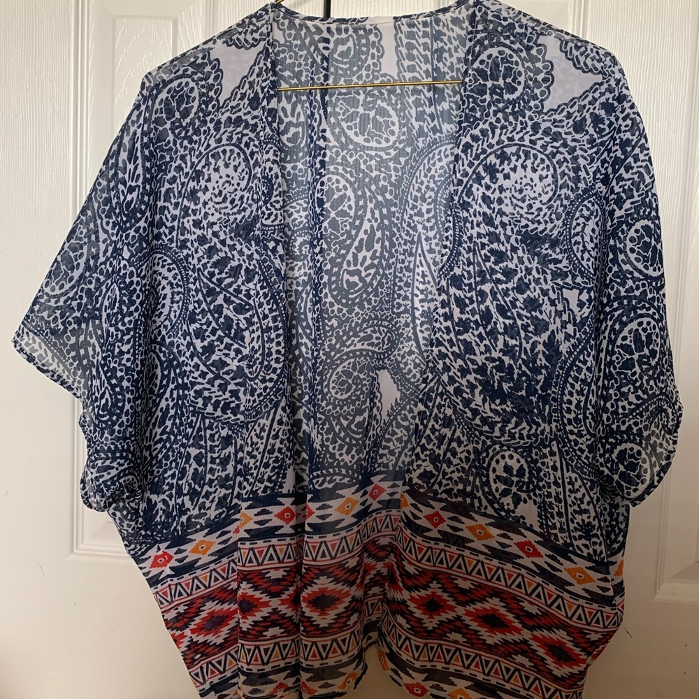 Boho Tank Top and Cover Up Set - Picture 3 of 6